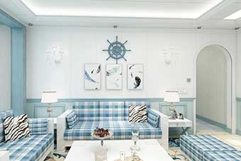 渭南地中海风格-客厅