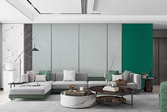 渭南轻奢风格-客厅