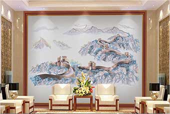 渭南森佰汇航空纤维墙咔（唯我中华）