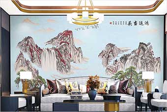 渭南森佰汇航空纤维墙咔(鸿运当头)